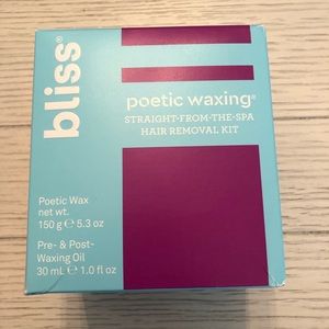 Brand New in Box Bliss Full Waxing Kit